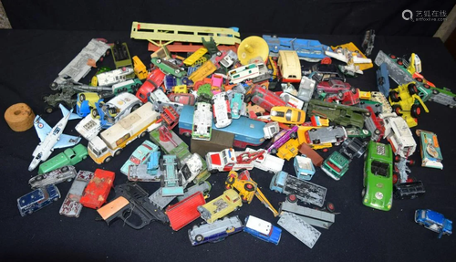 Large collection of Corgi and Dinky models (Qty).