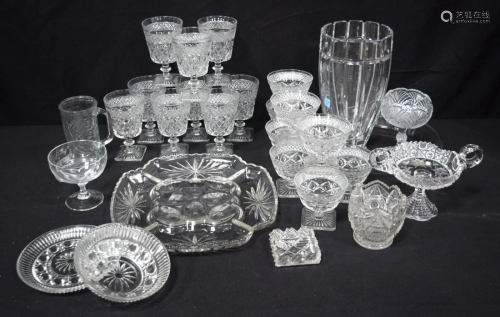 A collection of glassware items Qty.
