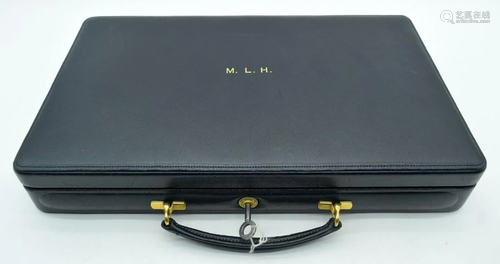 Aspreys of London leather jewellery case 39 x 24cm