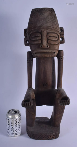 TRIBAL SOUTH AMERICAN ART - COLUMBIAN MALE FIGURE.