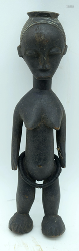 TRIBAL AFRICAN ART BAULE BLOLO BLA SPIRIT SPOUSE FIGURE