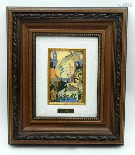 Framed print Days of spring by Salvador Dali 14 x