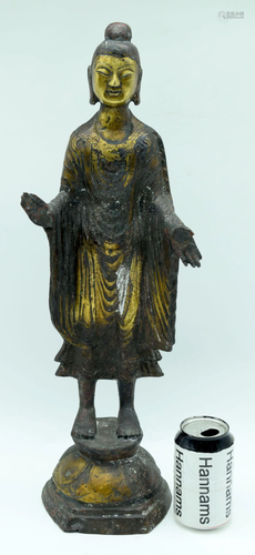 A Chinese bronze figure of Guanyin 55cm.