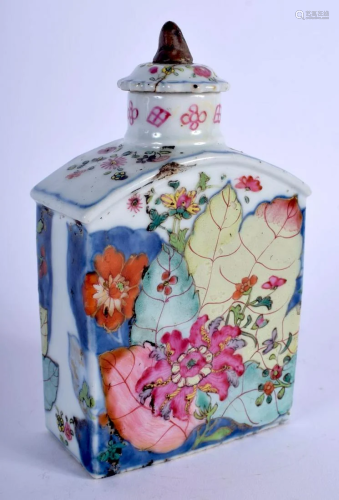A VERY RARE 18TH CENTURY CHINESE EXPORT FAMILLE ROSE