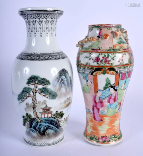 A CHINESE REPUBLICAN PERIOD FAMILLE ROSE PORCELAIN V…