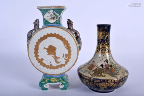 A 19TH CENTURY JAPANESE MEIJI PERIOD SATSUMA VASE