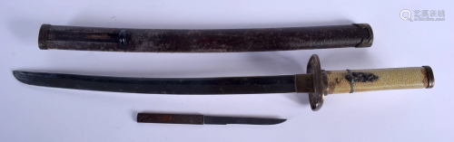 AN EARLY 20TH CENTURY JAPANESE MEIJI PERIOD WAKIZASHI