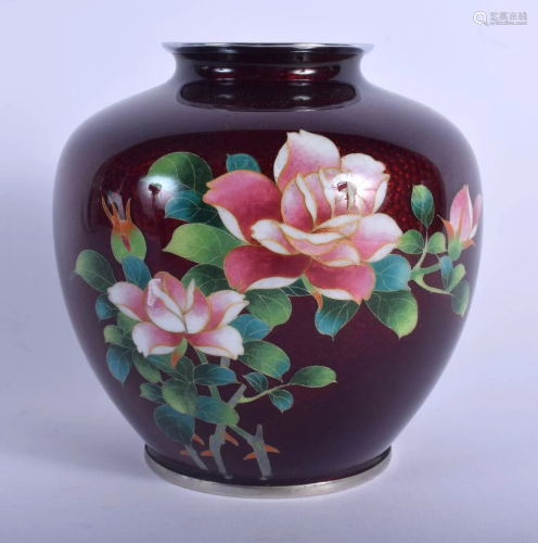 AN EARLY 20TH CENTURY JAPANESE MEIJI PERIOD CLOISONNE