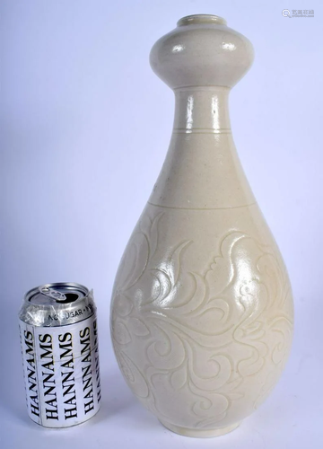 A LARGE CHINESE SUNG STYLE PORCELAIN VASE decorated