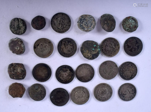 A COLLECTION OF EARLY COINS. (qty)