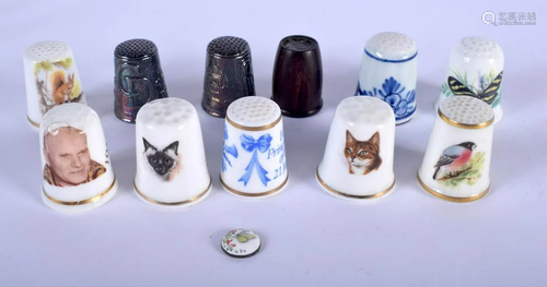 ROYAL WORCESTER THIMBLES etc. (11)