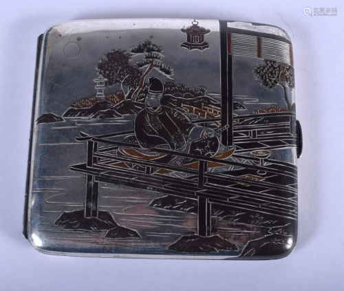 AN EARLY 20TH CENTURY JAPANESE TAISHO PERIOD SILVER