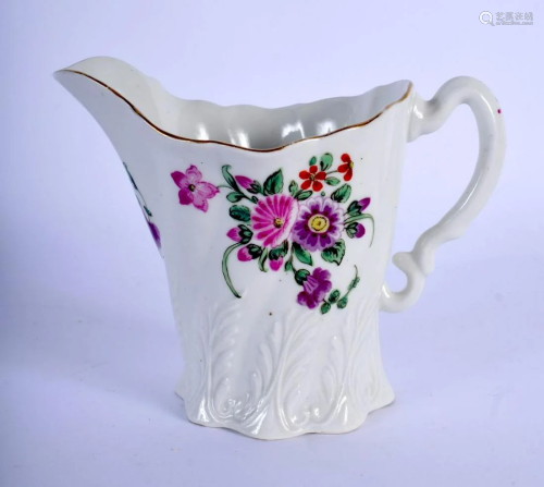 18th c. Worcester High Chelsea Ewer painted with