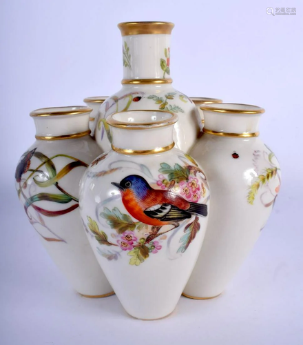 Royal Worcester very rare vase consisting of six vases