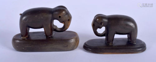 A RARE PAIR OF 19TH CENTURY MIDDLE EASTERN CARVED