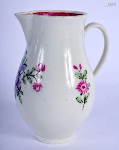 18th c. Caughley sparrow beak jug painted in Chinese