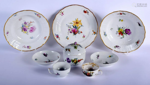 A collection of 18th c. & 19th c. Royal Copenhagen