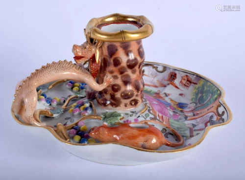 A VERY RARE 19TH CENTURY MEISSEN PORCELAIN CHAMBER