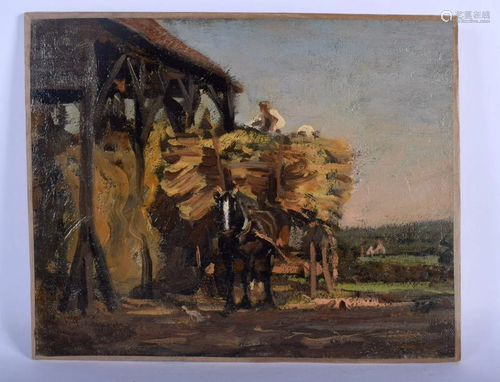 British School (19th/20th Century) Oil on board,