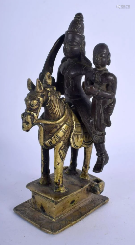 AN 18TH/19TH CENTURY INDIAN BRONZE BUDDHISTIC FIGUR…