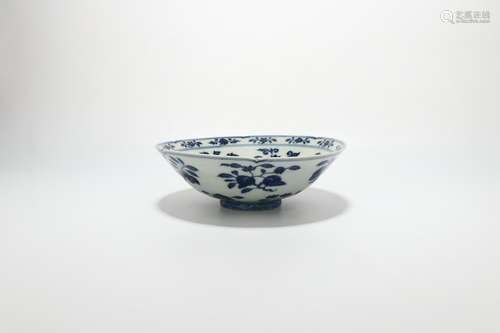 chinese blue and white porcelain bowl