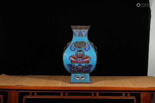 chinese enameled vase