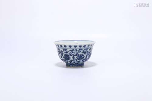 chinese blue and white porcelain bowl