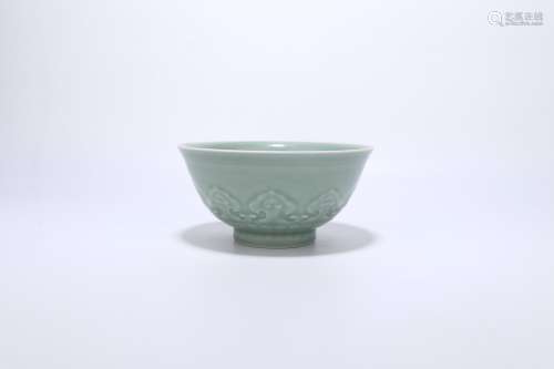 chinese celadon glazed porcelain cup