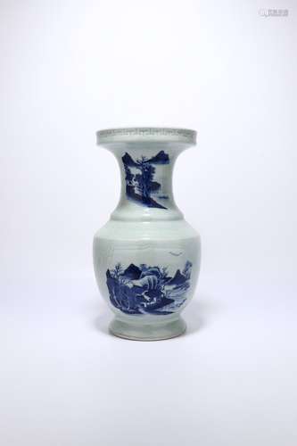 chinese blue and white porcelain vase