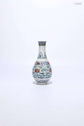 chinese underglaze red porcelain vase