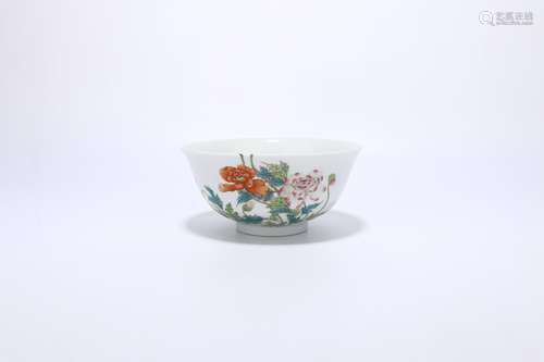 chinese famille rose porcelain bowl