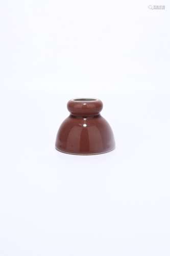 chinese peachbloom glazed water pot