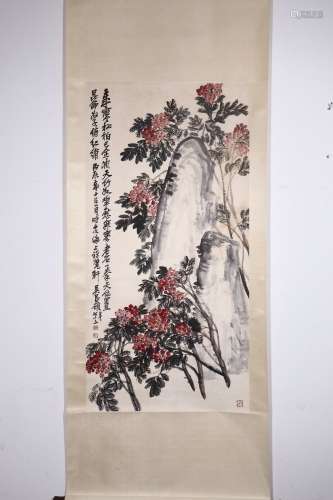 chinese painting by wu changshuo