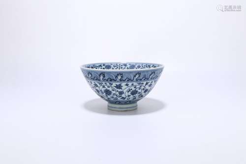 chinese blue and white porcelain bowl