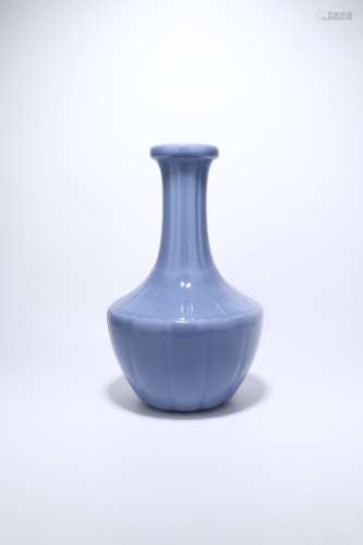 chinese azure glazed porcelain vase