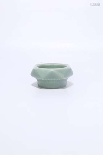 chinese celadon glazed porcelain brush washer