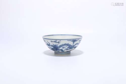 chinese blue and white porcelain bowl