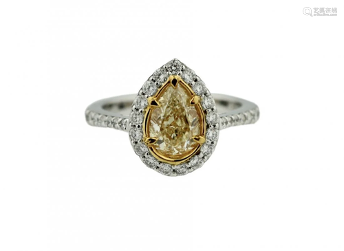 Yellow Diamond Ring