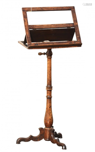 A George IV Mahogany Music Stand