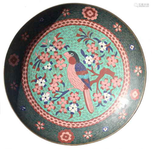 A Cloisonne Enamel Dish