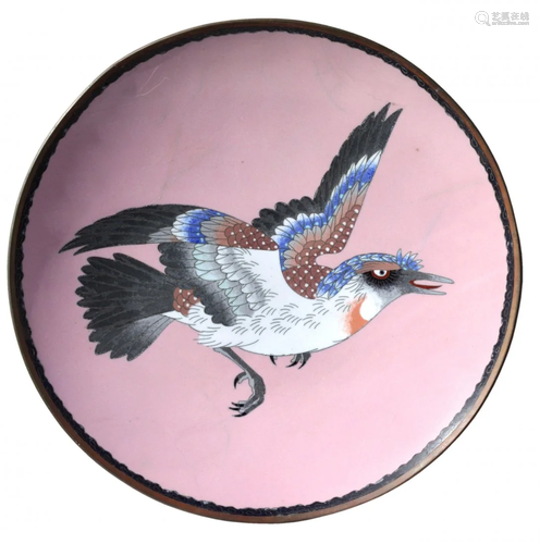 A Cloisonné Dish, Meiji period (1868-1912)