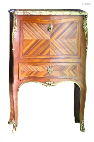 A Gilt-Bronze Mounted Secretaire attributed to Linke