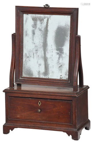 American Federal Walnut Shaving Mirror