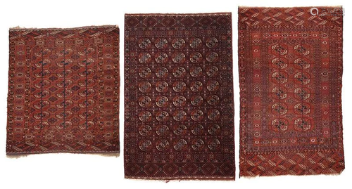 Three Turkmen Rugs