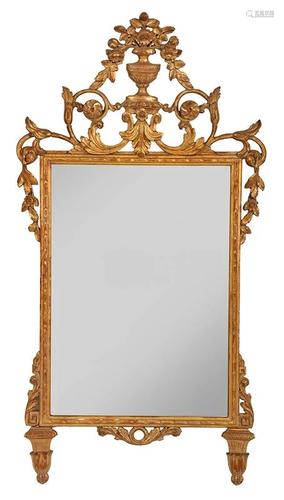 Italian Neoclassical Style Giltwood Mirror