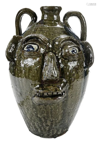 Large Burlon Craig Face Jug