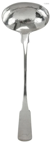 Virginia Coin Silver Ladle, Walter Pearce