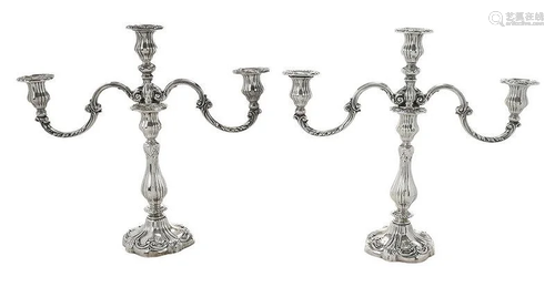 Pair of Gorham Sterling Candelabra