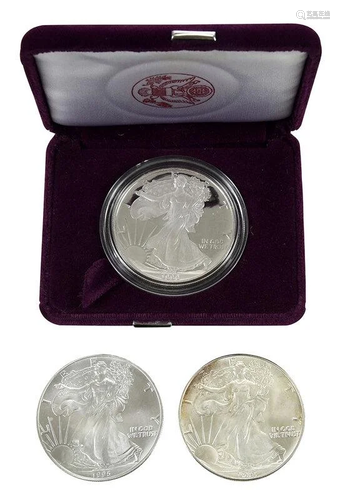 51 American Silver Eagles