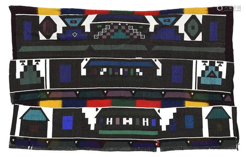 South African Ndebele Tribe Beaded Cloak